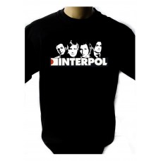 INTERPOL LOGO Мъжка тениска